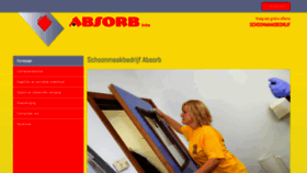 What Absorb.be website looked like in 2021 (3 years ago)