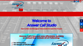 What Ansacall.co.za website looked like in 2021 (3 years ago)