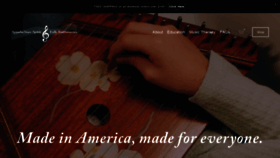 What Appalachianspiritfolkinstruments.com website looked like in 2021 (3 years ago)