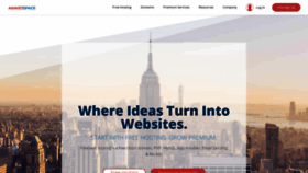 What Awardspace.net website looked like in 2021 (3 years ago)