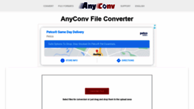 What Anyconv.com website looked like in 2021 (3 years ago)