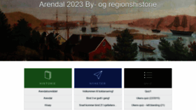 What Arendal2023.no website looked like in 2021 (3 years ago)