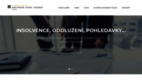 What Advokati-ostrava.cz website looked like in 2021 (3 years ago)