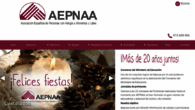What Aepnaa.org website looked like in 2021 (3 years ago)