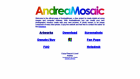 What Andreaplanet.com website looked like in 2021 (3 years ago)