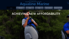 What Aqualineau.net website looked like in 2021 (3 years ago)