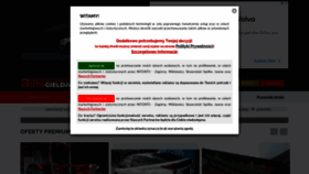 What Autogielda.pl website looked like in 2021 (5 years ago)