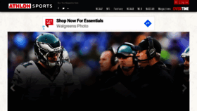 What Athlonsports.com website looked like in 2021 (3 years ago)