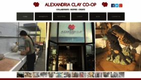 What Alexandriaclaycoop.com website looked like in 2021 (3 years ago)