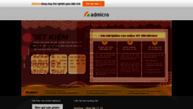 What Admicro.vn website looked like in 2021 (3 years ago)