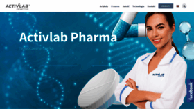 What Activlabpharma.pl website looked like in 2021 (3 years ago)