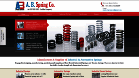 What Abspring.co.in website looked like in 2021 (3 years ago)