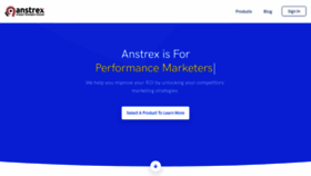 What Anstrex.com website looked like in 2021 (3 years ago)