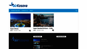 What Airkosova.net website looked like in 2021 (3 years ago)