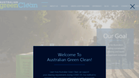 What Australiangreenclean.com.au website looked like in 2021 (3 years ago)