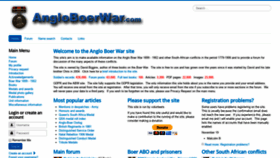 What Angloboerwar.com website looked like in 2021 (3 years ago)