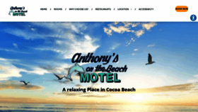 What Anthonysonthebeach.com website looked like in 2021 (3 years ago)