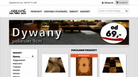 What Arrasplus.pl website looked like in 2021 (3 years ago)