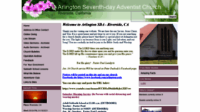 What Arlingtonsda.org website looked like in 2021 (3 years ago)
