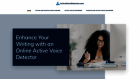 What Activevoicedetector.com website looked like in 2021 (3 years ago)