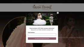 What Annatriantcouture.com website looked like in 2021 (3 years ago)