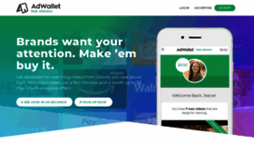 What Adwallet.com website looked like in 2021 (3 years ago)
