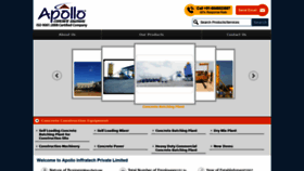 What Apolloconcreteproducts.com website looked like in 2021 (4 years ago)