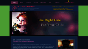 What Abhijitchowdhurychildspecialist.com website looked like in 2021 (3 years ago)
