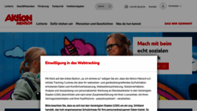 What Aktion-mensch.de website looked like in 2021 (3 years ago)