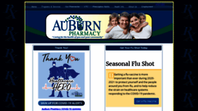 What Auburnpharmacies.com website looked like in 2021 (3 years ago)