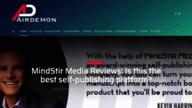 What Airdemon.net website looked like in 2021 (3 years ago)