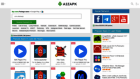 What A2zapk.com website looked like in 2021 (3 years ago)