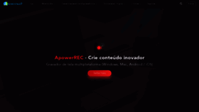 What Apowersoft.com.br website looked like in 2021 (3 years ago)