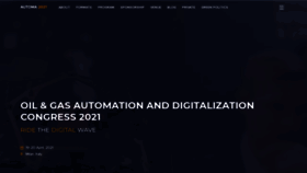 What Automacongress.com website looked like in 2021 (5 years ago)