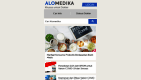 What Alomedika.com website looked like in 2021 (3 years ago)
