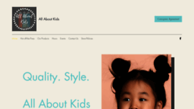 What Allaboutkidslol.com website looked like in 2021 (3 years ago)