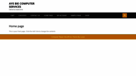 What Ayebie.com website looked like in 2021 (3 years ago)