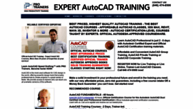 What Autocadcourses.com website looked like in 2021 (3 years ago)