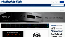 What Audiophilestyle.com website looked like in 2021 (3 years ago)