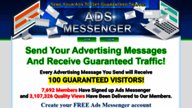 What Ads-messenger.com website looked like in 2021 (3 years ago)