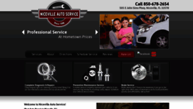 What Autorepairniceville.com website looked like in 2021 (3 years ago)