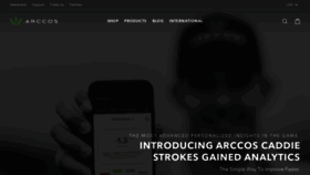 What Arccosgolf.com website looked like in 2021 (3 years ago)