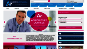 What Academies.edu.au website looked like in 2021 (3 years ago)