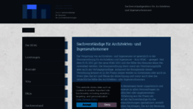 What Architektenhonorar-hoai.de website looked like in 2021 (3 years ago)