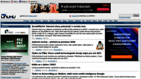 What Abclinuxu.cz website looked like in 2021 (3 years ago)