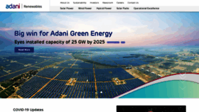 What Adanigreenenergy.com website looked like in 2021 (3 years ago)