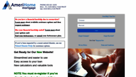 What Amerihome.loanadministration.com website looked like in 2021 (3 years ago)