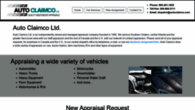 What Autoclaimco.com website looked like in 2021 (3 years ago)