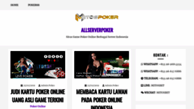 What Allserverpoker.com website looked like in 2021 (3 years ago)