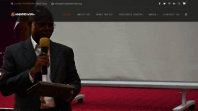 What Africaleadership.org website looked like in 2021 (4 years ago)